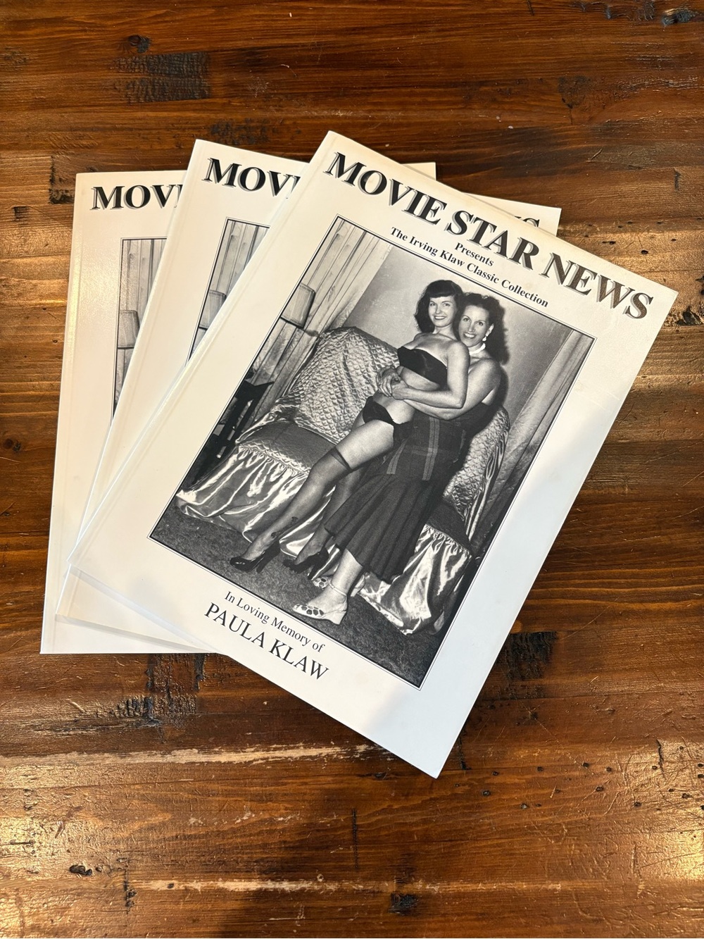 Movie Star News Magazine - Paula Klaw Cover (Black & White)